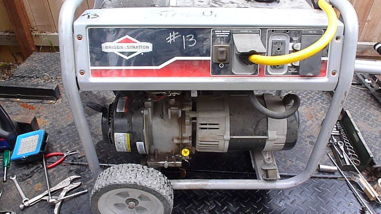 How To Repair A Briggs 5000w Generator That Is Locked Up