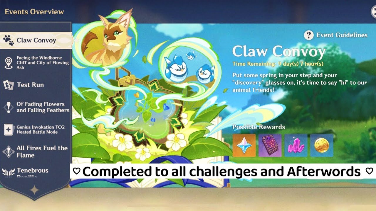 [Event] Claw Convoy : All Completed Challenges Gameplay Walkthrough ~ Genshin impact 5.2