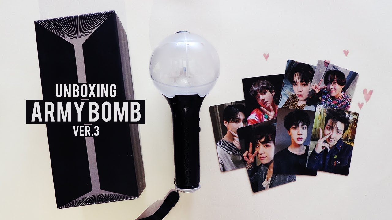 Unboxing ARMY BOMB VER.3 (BTS Official Light Stick)