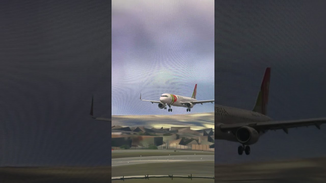 Windy approach Lisbon RWY20 #msfs2020 #msfs2024 #flightsimulator #a321 #aviation #airbus #airbusa321