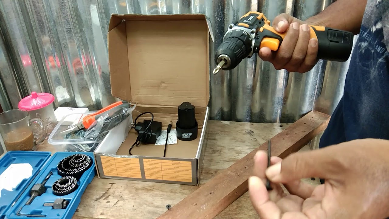 Deko drill... Review bor deko 12v