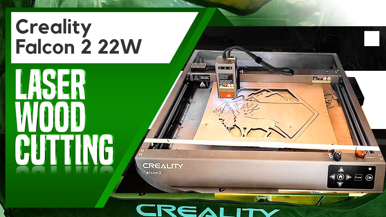 Laser Cutting With The New Creality Falcon 2 22W Laser Machine - The Ultimate Precision Tool!