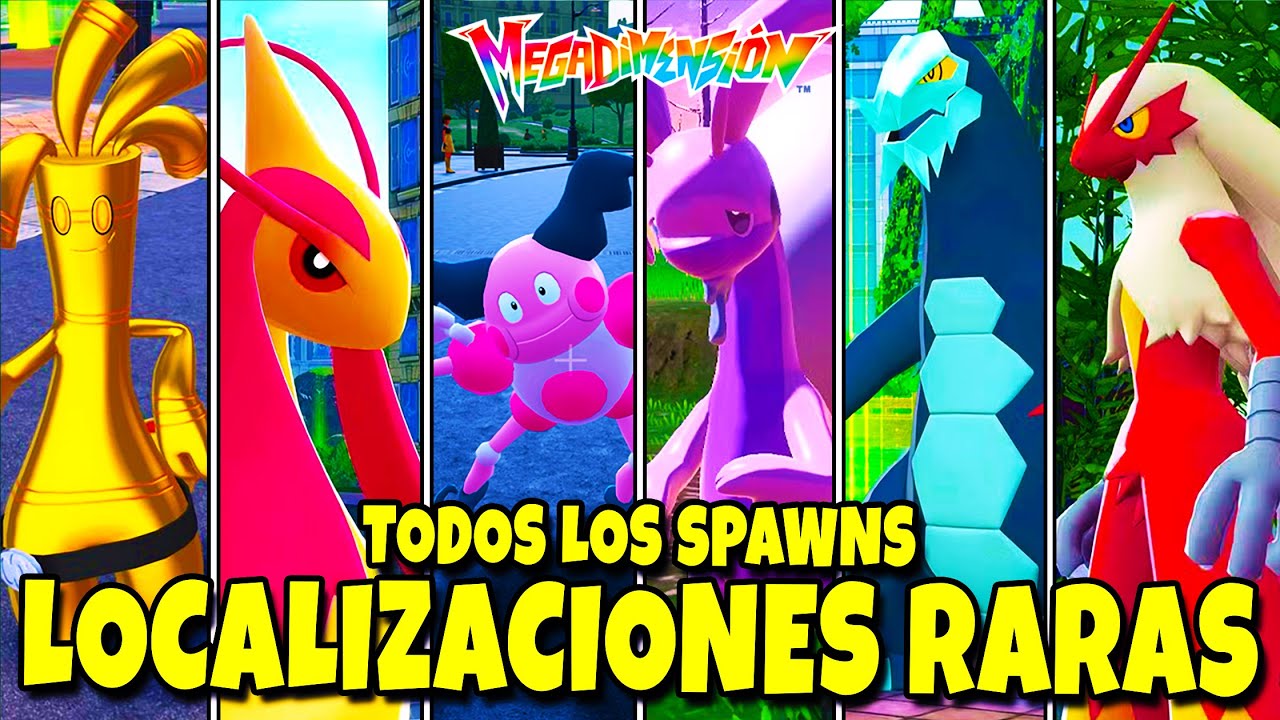 ⚠️ TODAS las LOCALIZACIONES de los POKÉMON MÁS RAROS de CONSEGUIR en el DLC de Leyendas Pokémon ZA