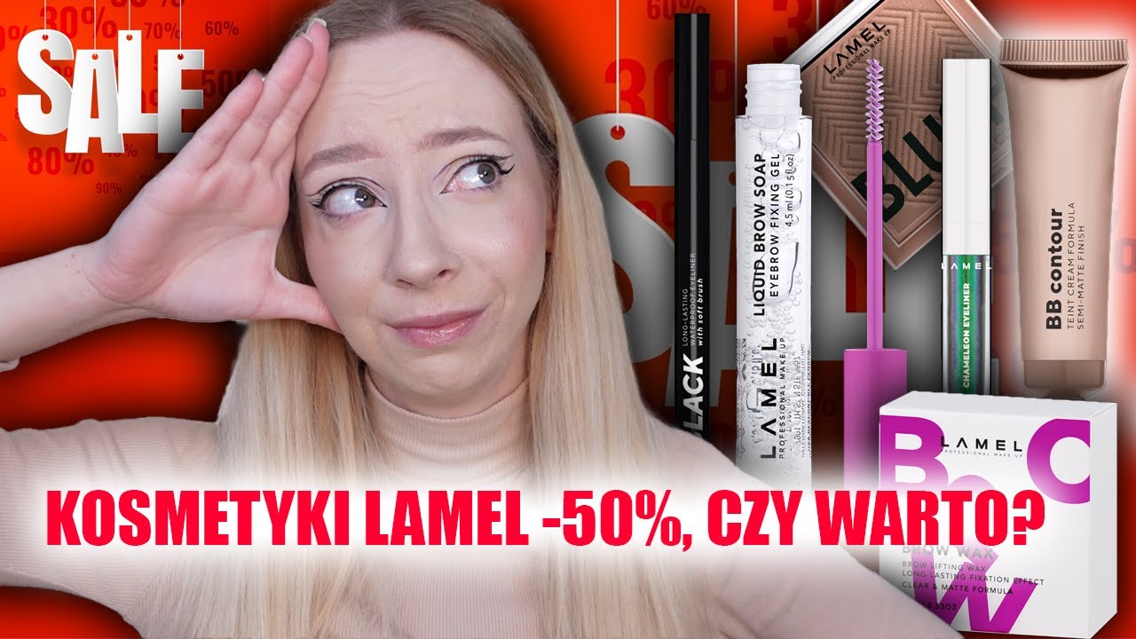 WYPRZEDAŻ NA KOSMETYKI LAMEL | TEST KOSMETYK&Oacute;W LAMEL
