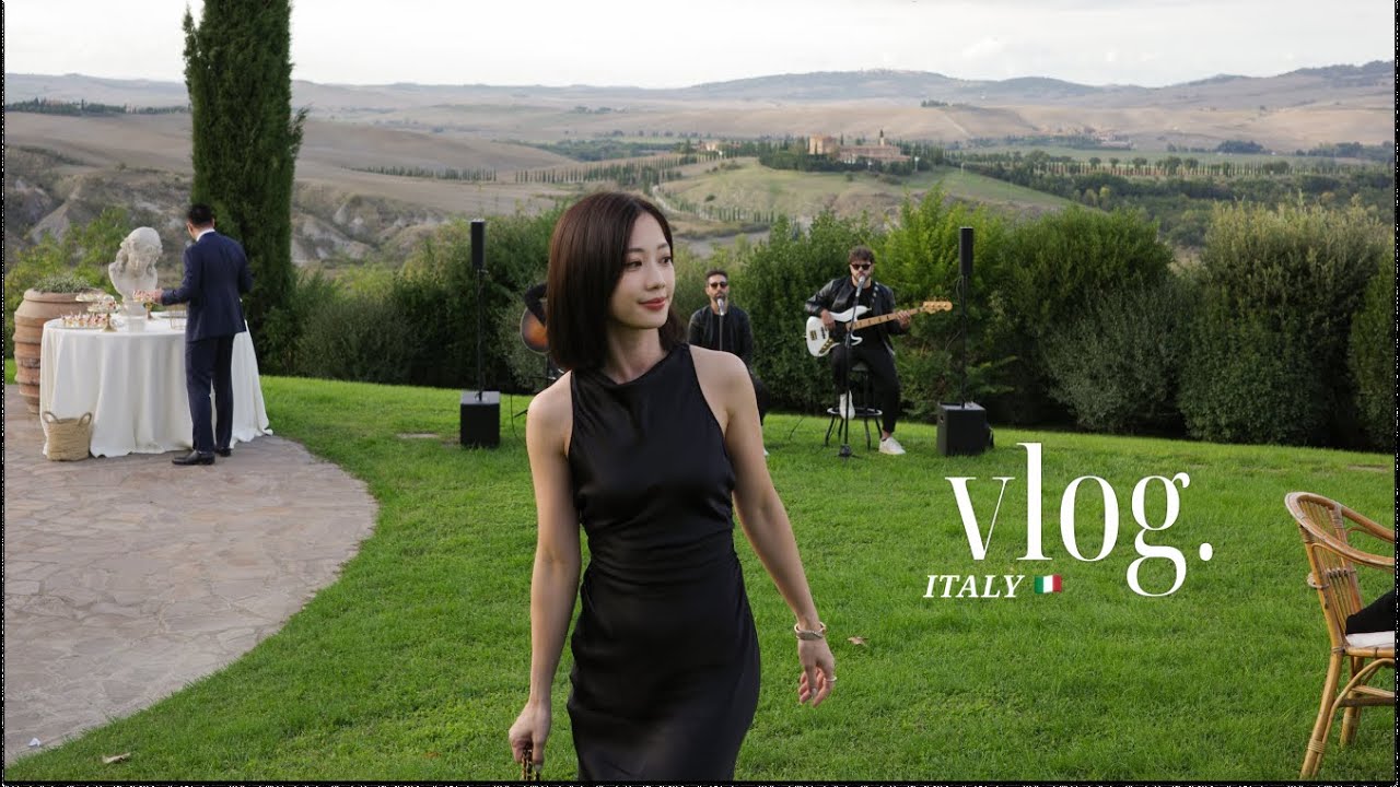 travel vlog 🇮🇹 托斯卡尼真的太漂亮了! 入住Ferragamo家族莊園、參加絕美義大利婚禮、每天澱粉量爆表 🍕 | It's Jcnana 蒨蒨