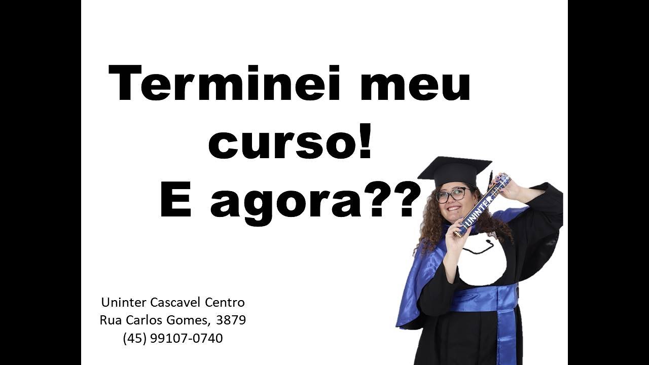 Você sabe como acontece a conclusão e formatura na Uninter?