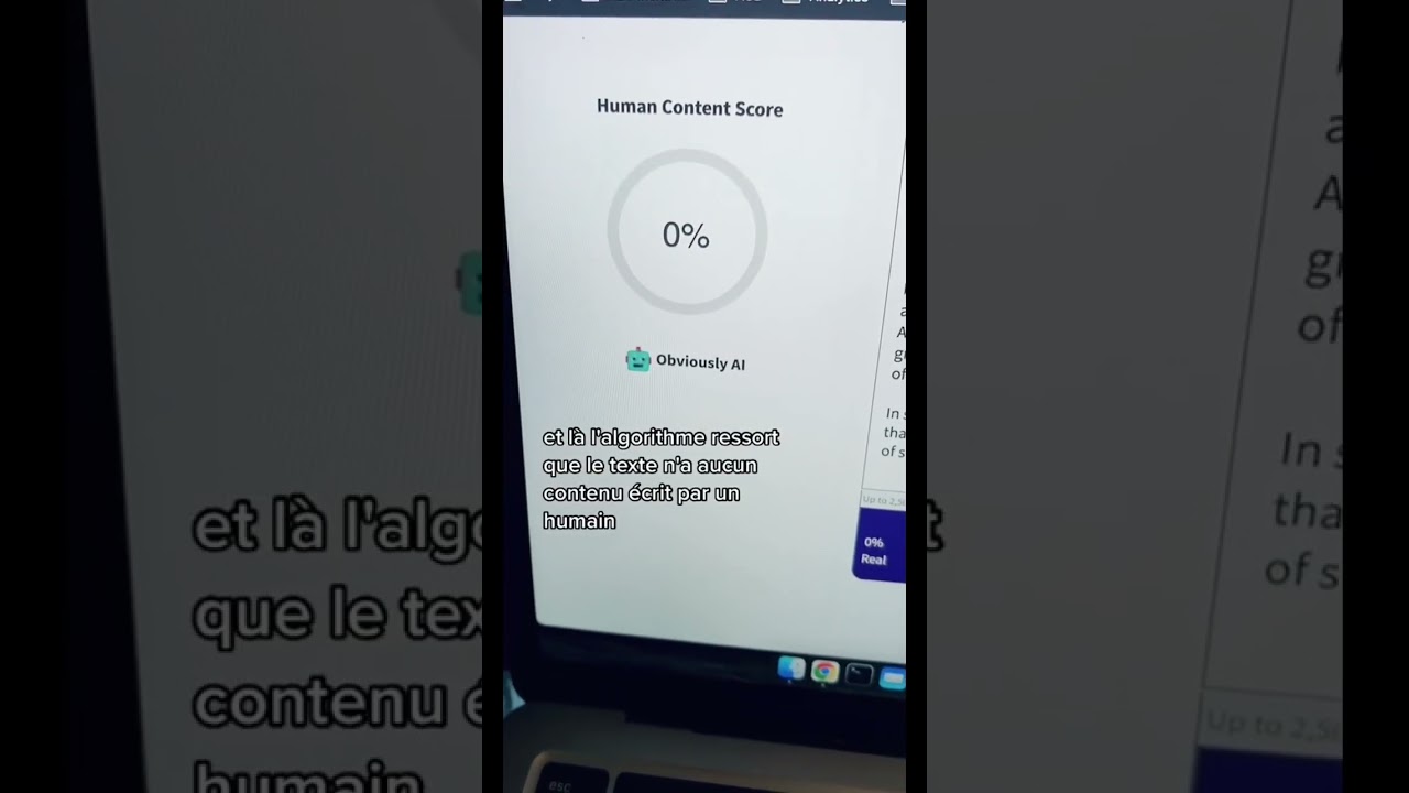 Je vous montre comment d&eacute;tourner les sites de d&eacute;tection d&rsquo;IA! #ia #intelligenceartificielle #