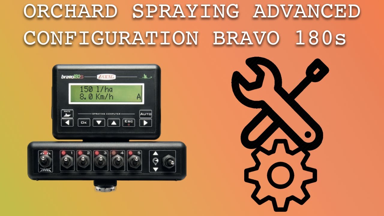 Orchard Spraying 4 ways Advanced Setup Bravo 180s