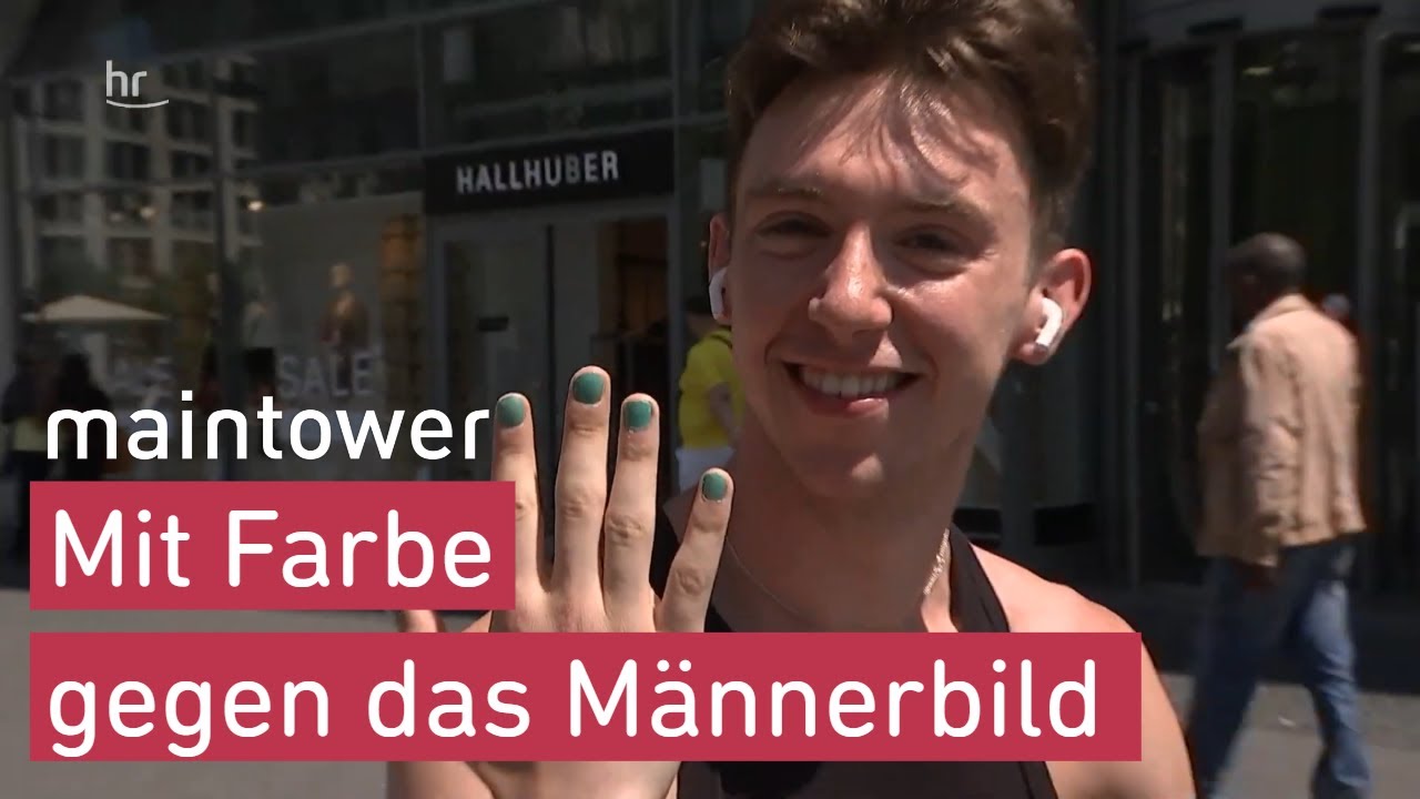 Männer tragen Lack auf den Fingern | maintower