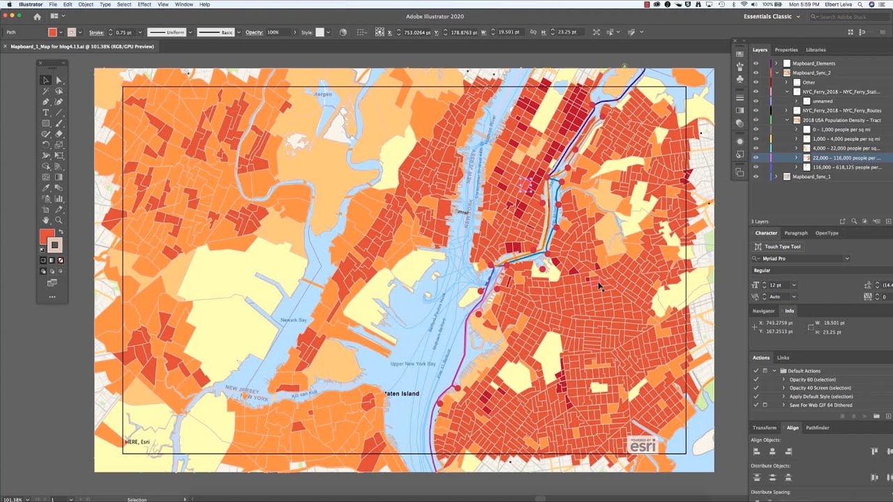 How to Make Animated Maps with ArcGIS Maps for Adobe and Adobe After Effects