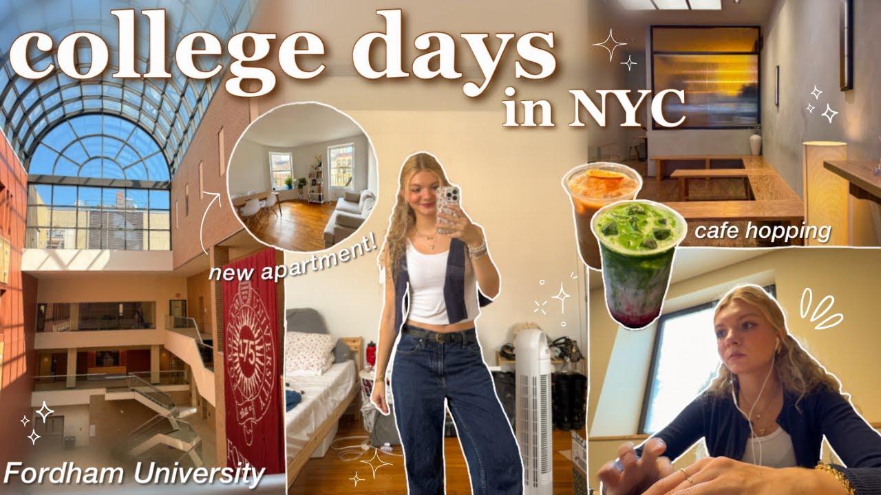 COZY FALL VLOG 🍂 week in my life at Fordham Uni, my new NYC apartment, & college morning routine!