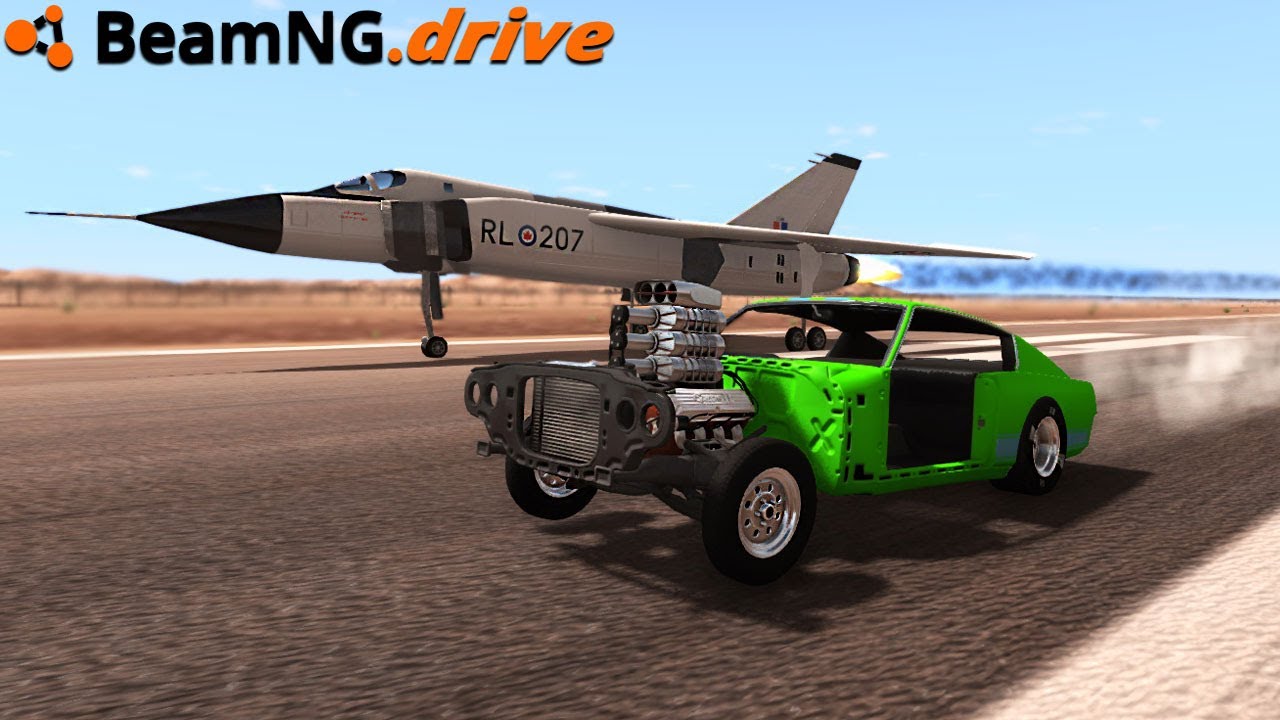 BeamNG.drive - FASTEST JET EVER