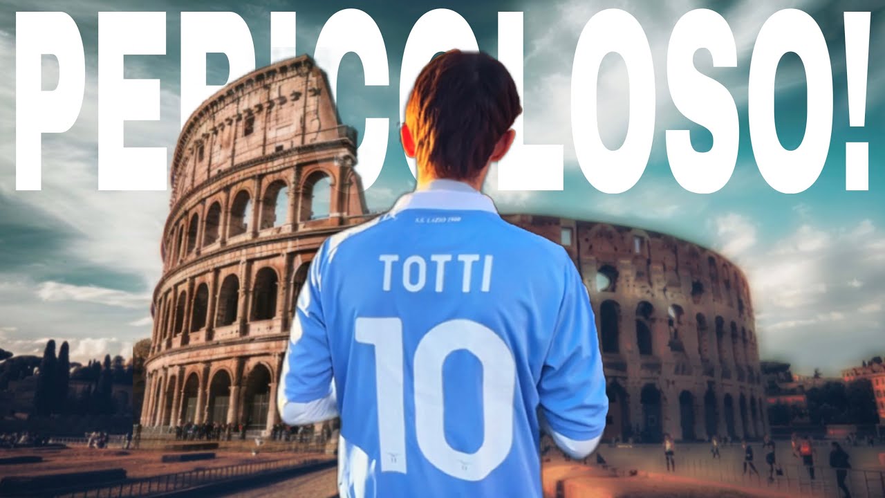 GIRO PER ROMA CON LA MAGLIA DI TOTTI DELLA LAZIO‼️| pericoloso 🥶