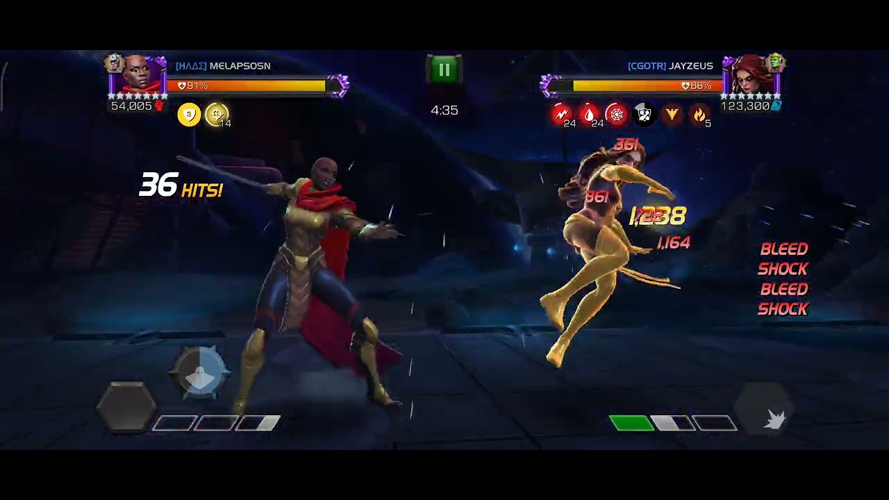 MCOC AW Node 40 - Okoye vs Dark Phoenix 