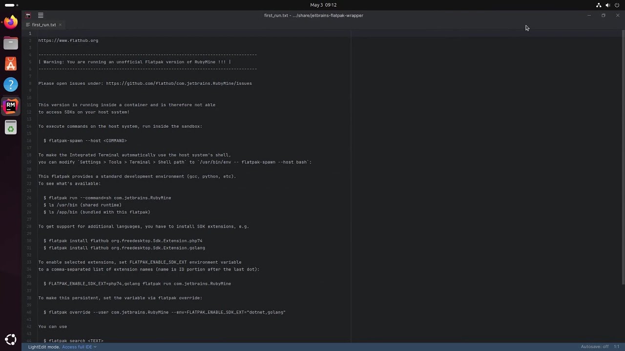 How to install RubyMine on Ubuntu 24.04