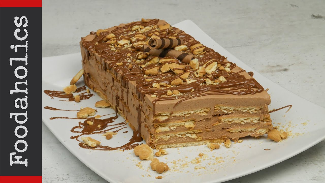 Μπισκοτογλυκό πραλίνα με 4 υλικά | foodaholics