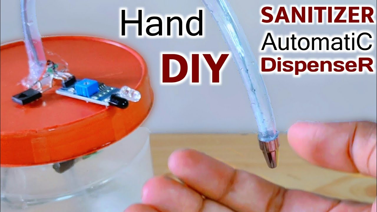 Diy Automatic Alcohol & Hand Sanitizer Machine (Without Arduino) || Sanitizer Dispenser