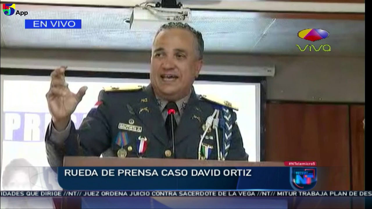 Rueda de Prensa Caso David Ortiz