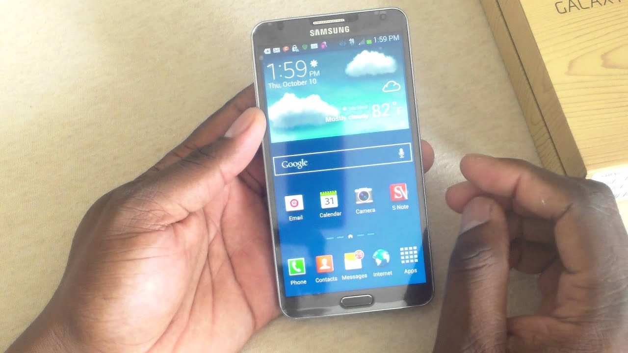 Official T-Mobile Samsung Galaxy Note 3 unboxing & hands on.
