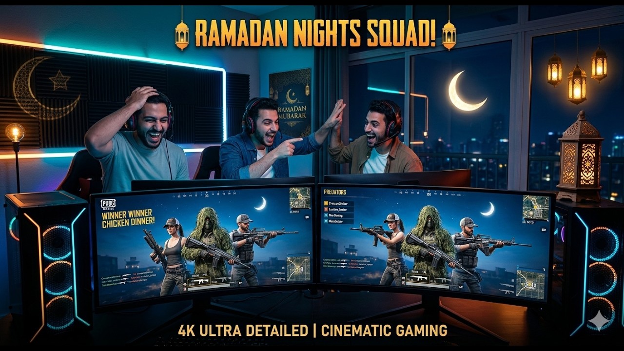 PUBG Mobile Gameloop With My Friends | Ramadan Vibes 🌙🔥