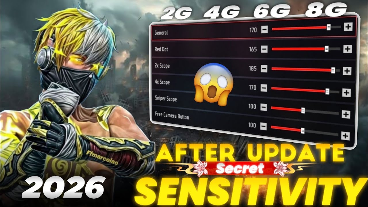 100%Working Sensi 😱 || 🔥 Best Headshot Sensitivity  💯 |⚡️Headshot Sensitivity Setting ( 2026 sensi )