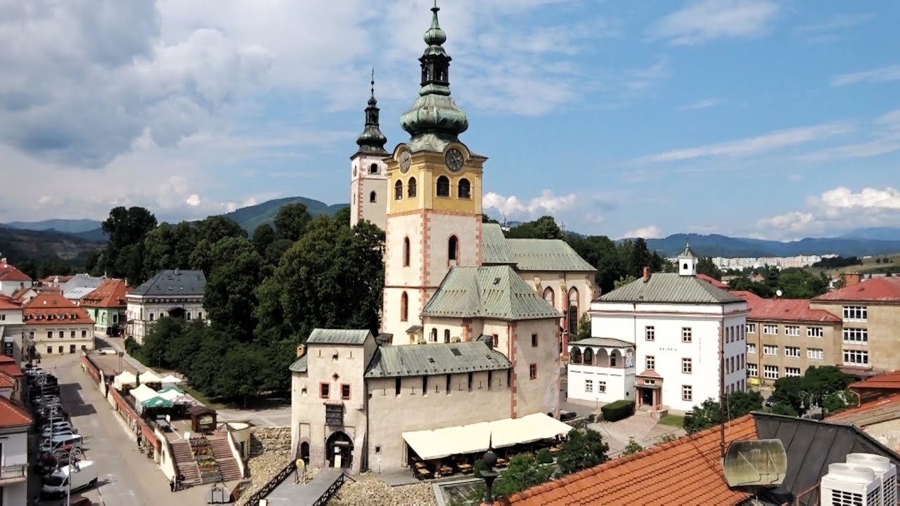 Bansk&aacute; Bystrica, Slovakia,  Most Beautiful City in Slovakia.  Places to Visit in Slovakia