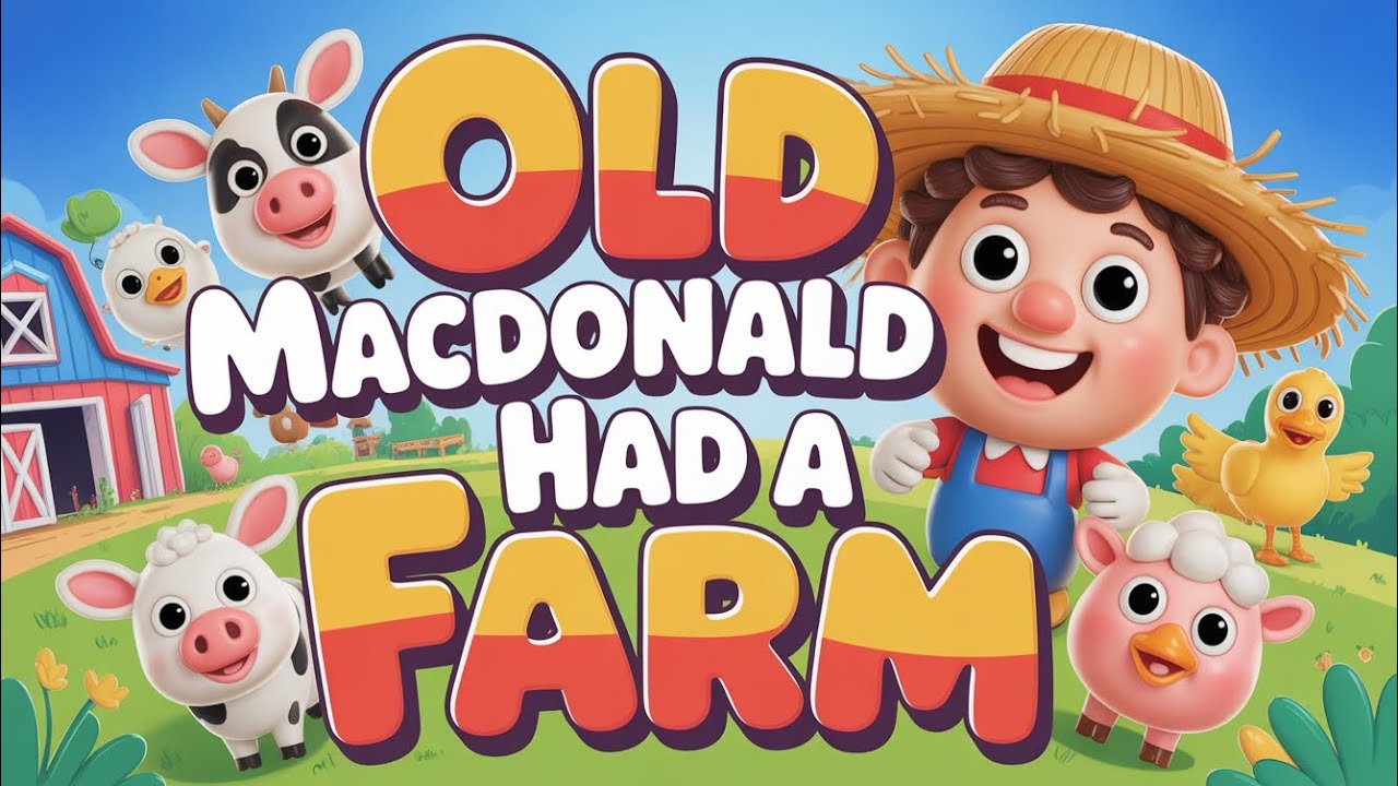 Old MacDonald Had a Farm 🐄🐷 | Kids Nursery Rhymes & Animal Sounds
