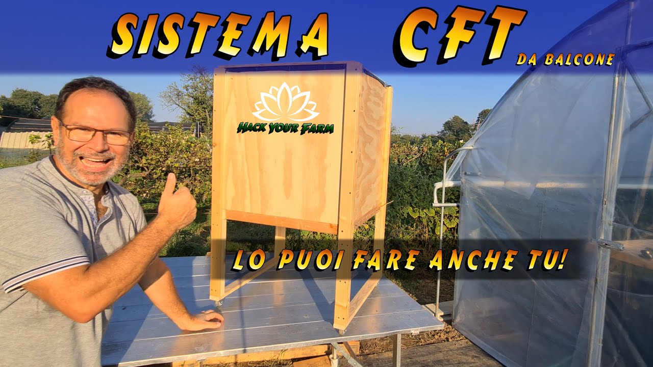 Sistema CFT casalingo per lombrichi