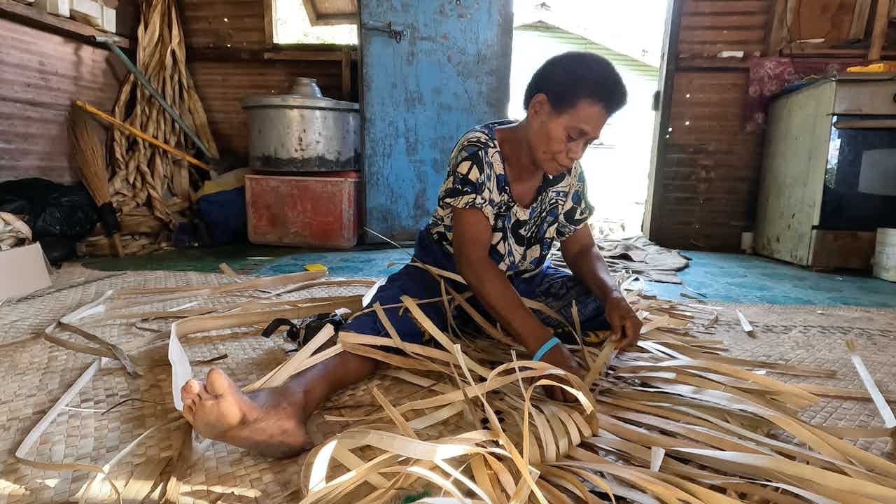 The Tradition Amongst The Village Women: The Making Of The Fijian Woven Mat🇫🇯