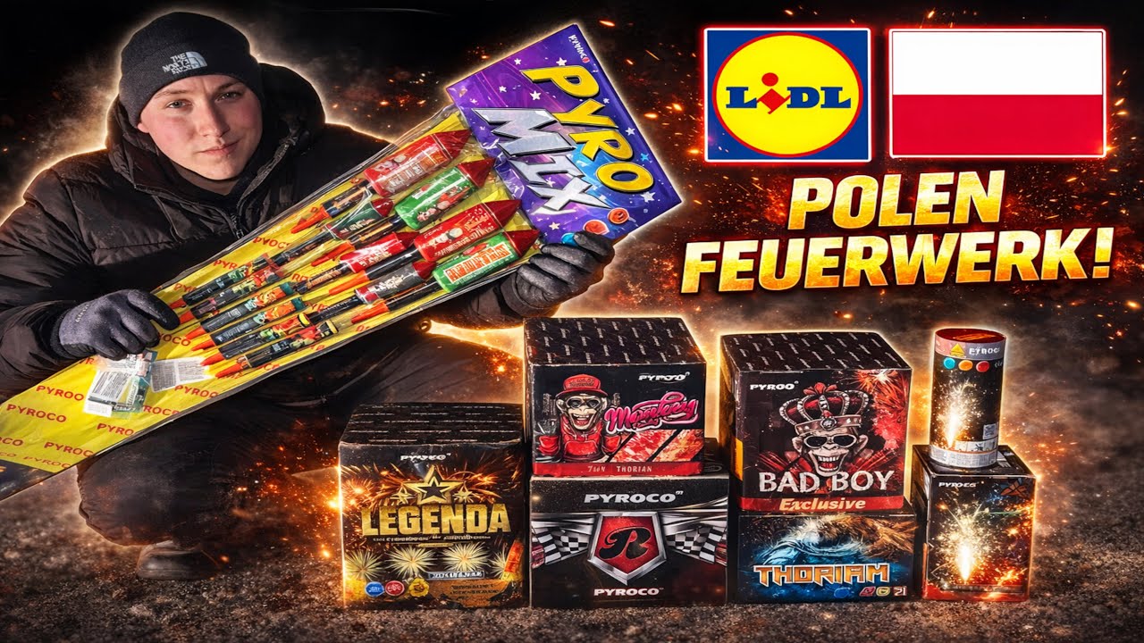 SO KRASS IST DAS  LIDL FEUERWERK IN 🇵🇱🤯! (POLEN EDITION)🇵🇱