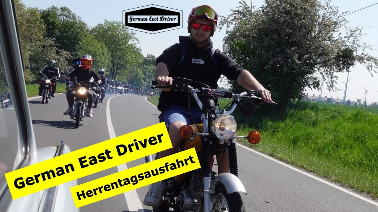 Herrentagstour 2024 von den German East Drivern | riesige Simsonausfahrt in MOL #herrentag #simson
