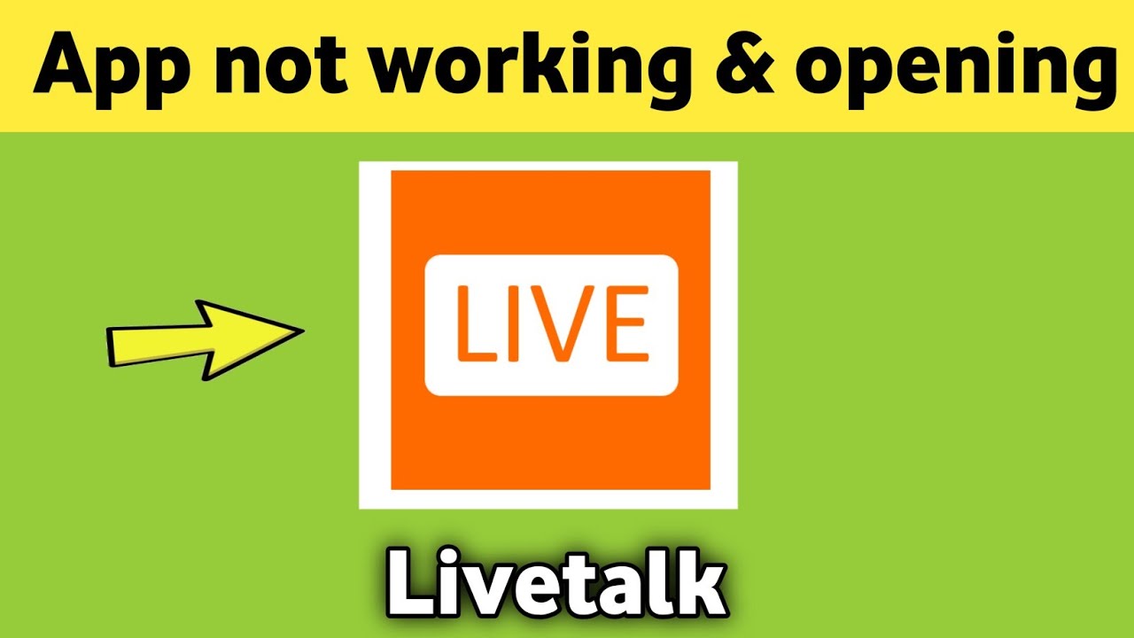Livetalk app not working & opening Crashing Problem Solved