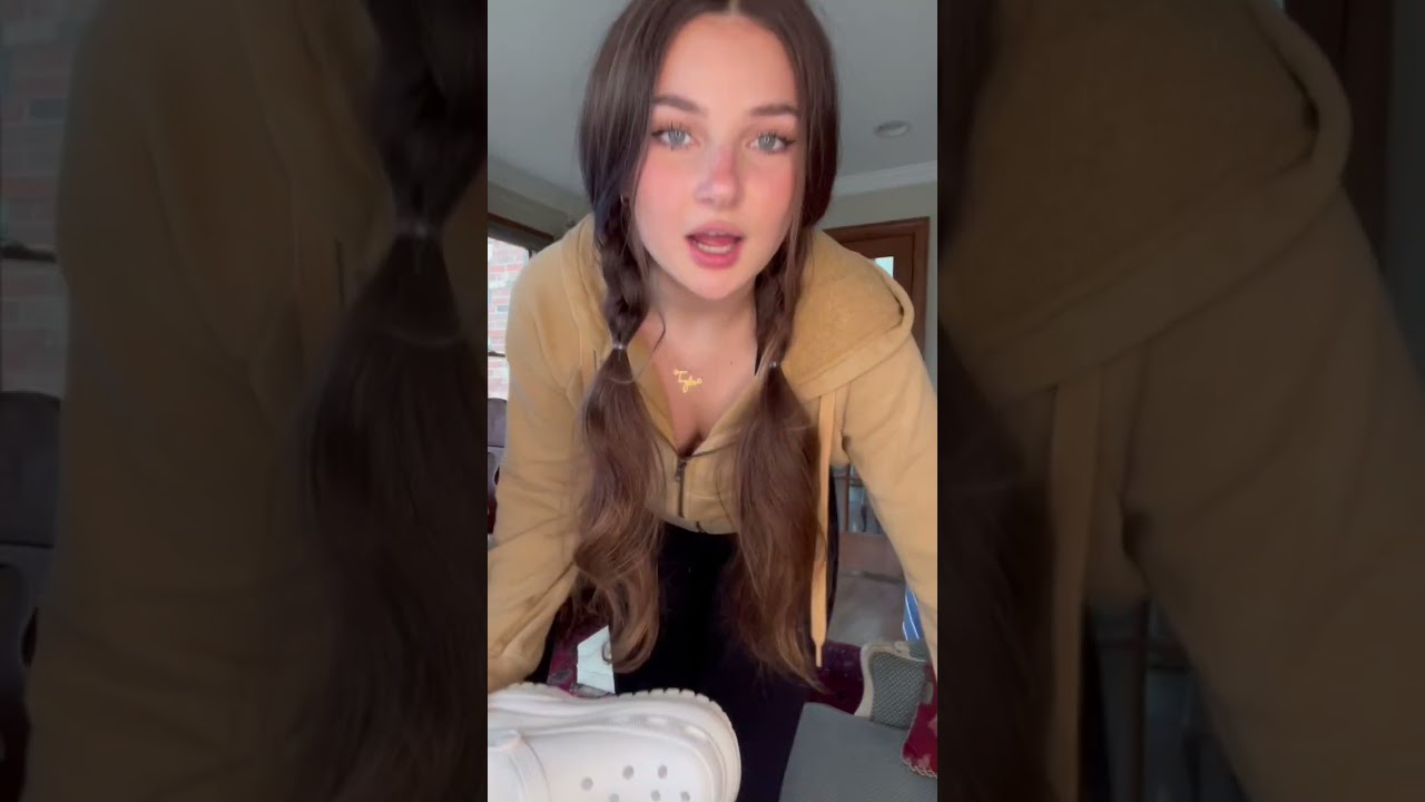 trying on mega crush clog crocs