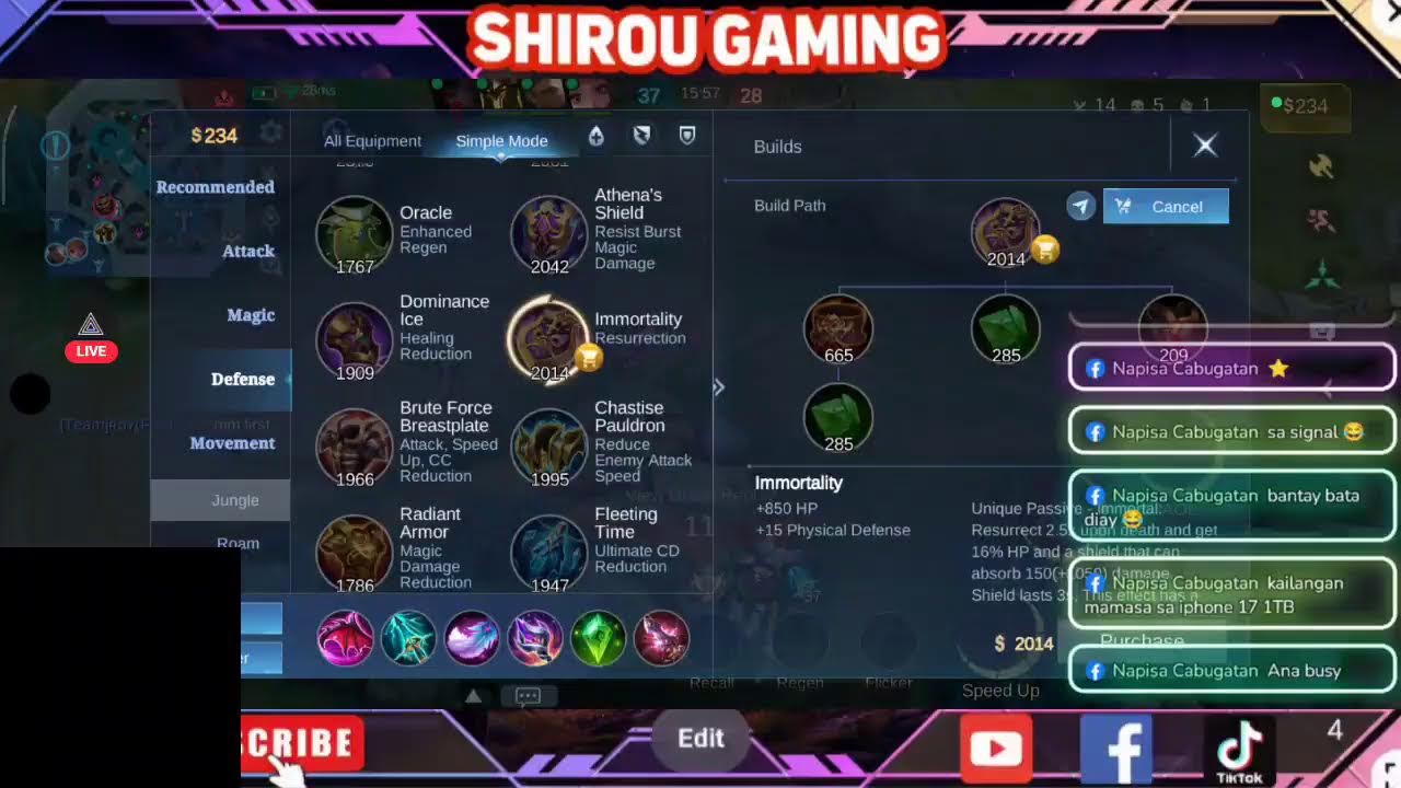 Live streaming of Shiroureen Gaming PH