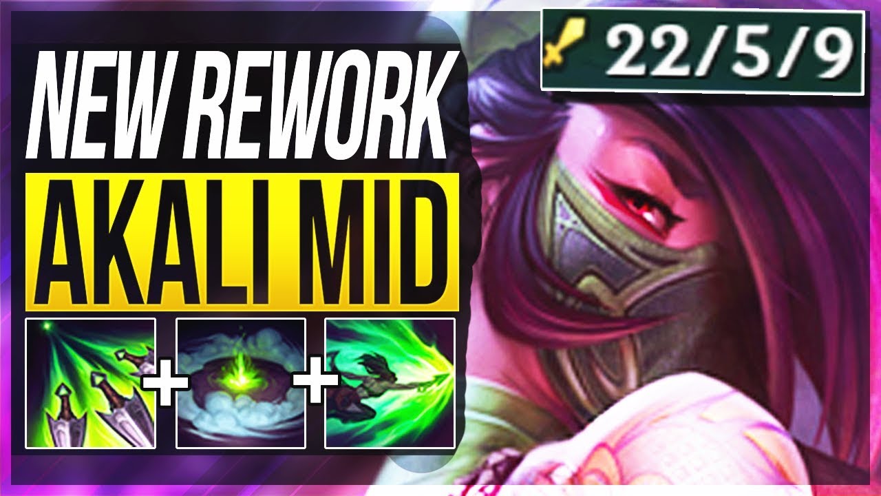 AKALI REWORK IS ACTUALLY SO STUPID! Akali Mid Gameplay | League of Legends