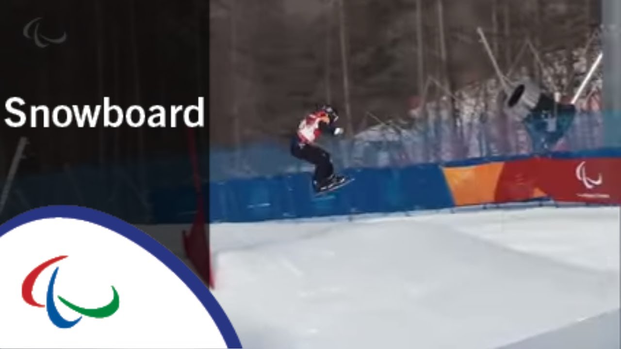 Noah ELLIOTT VS. Daniel WAGNER |Snowboard cross | Snowboard |PyeongChang2018 Paralympic Winter Games