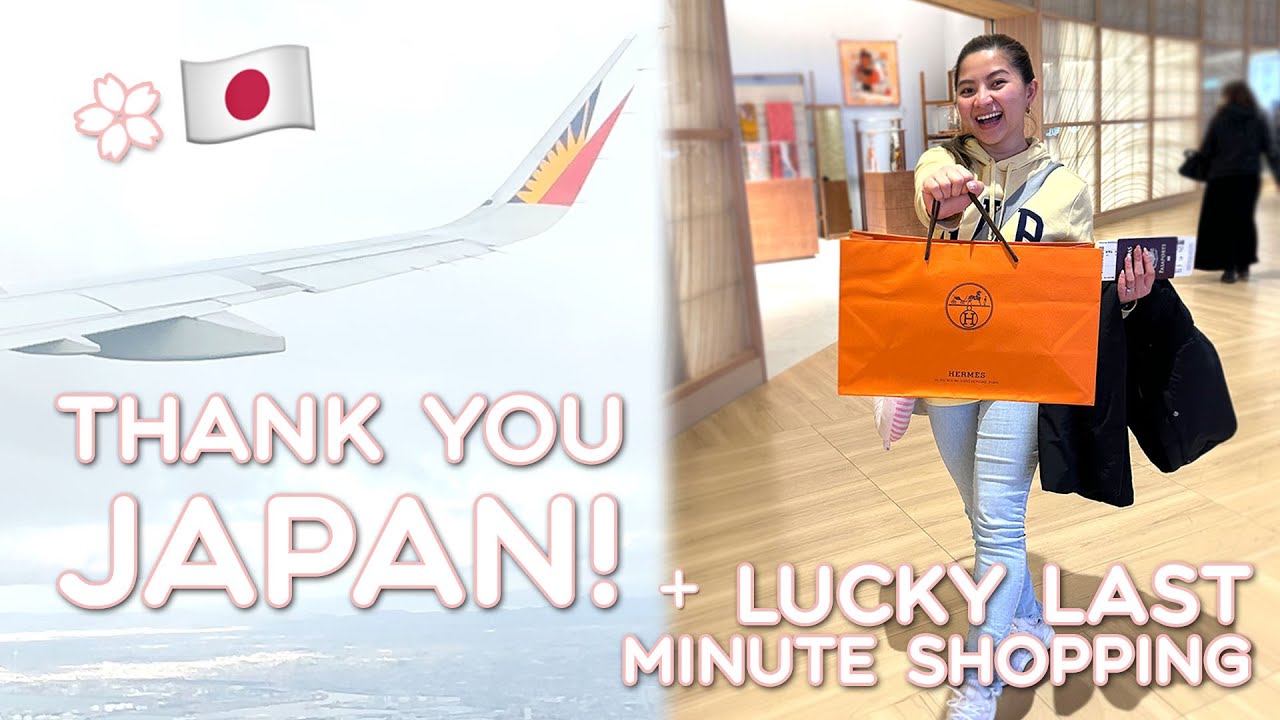 LET'S GO HOME, THANK YOU JAPAN! + GOT LUCKY IN MY LAST MINUTE SHOPPING 🇯🇵 | JOYCE YABUT