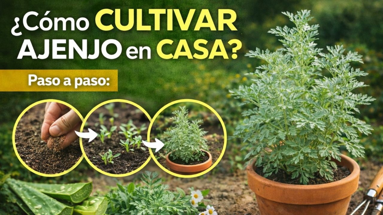 ¿Cómo CULTIVAR AJENJO en CASA? Paso a paso 🌱