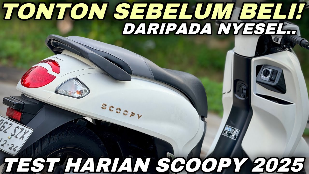 LHO KOK GINI‼️TEST HARIAN NEW SCOOPY 2025