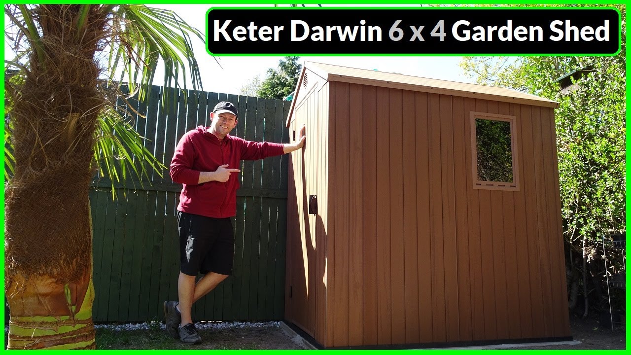 Сборка сборного садового домика Keter Darwin 6x4