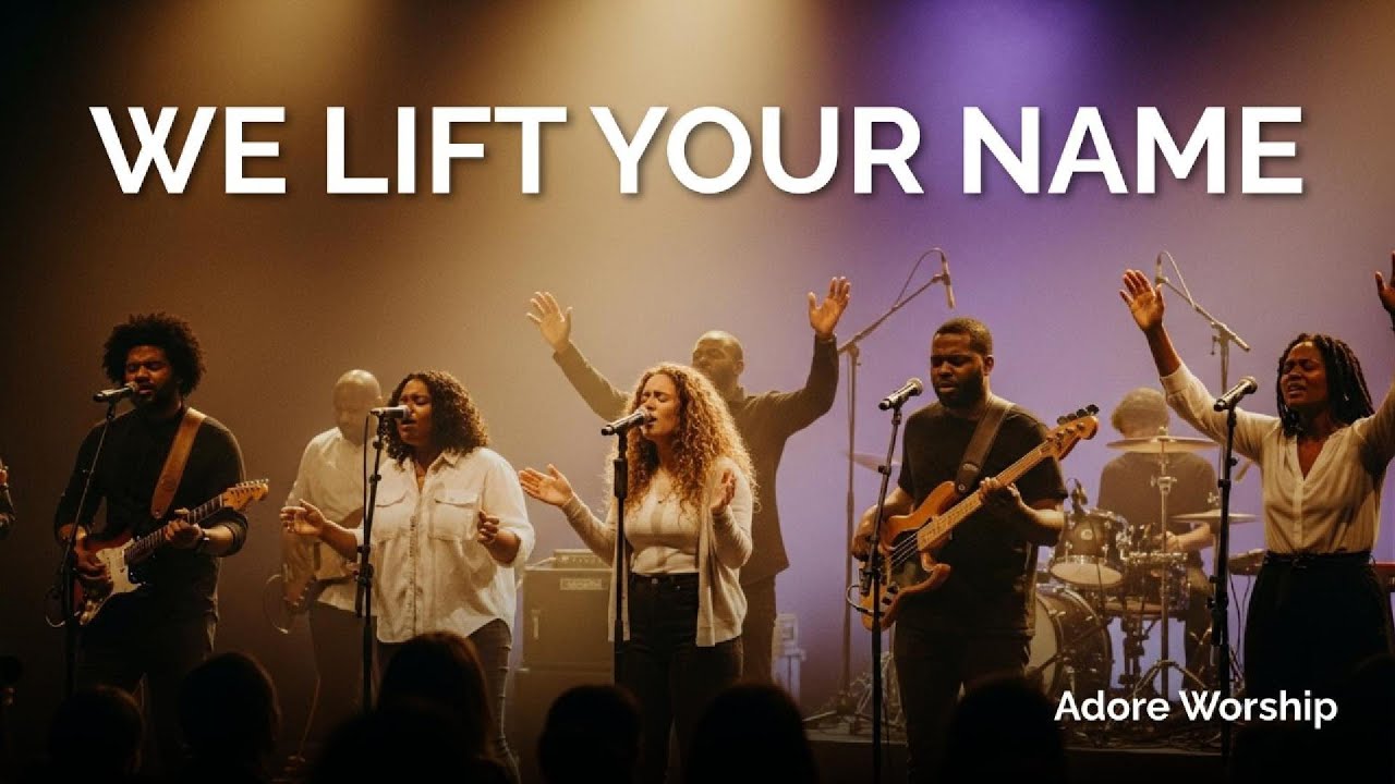 We Lift Your Name (Official Lyric Video) | Adore Worship