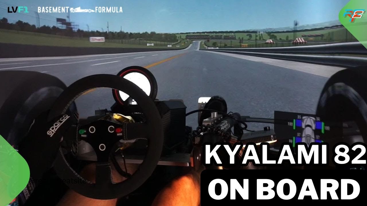 F1 1982 Kyalami On board with Manual Shifter