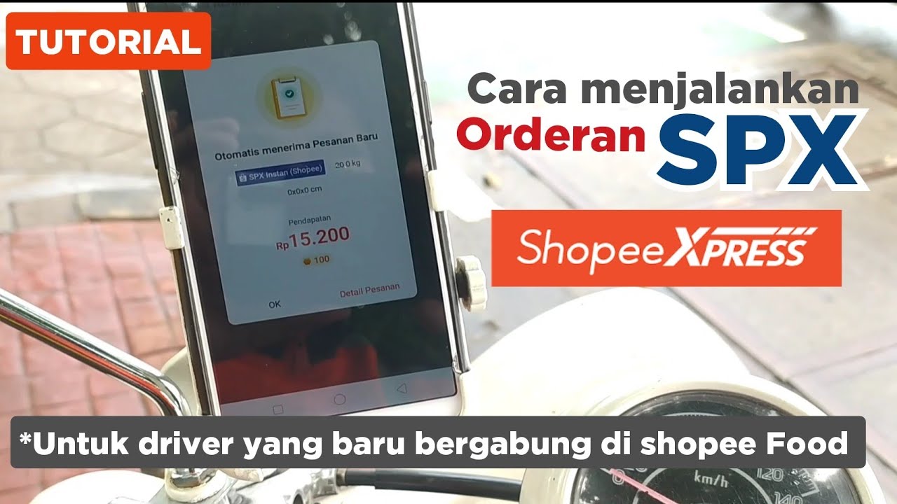 Tutorial cara menjalankan orderan SPX SHOPEE FOOD | untuk driver yang baru bergabung 🙏🏻