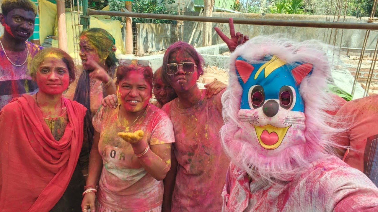 Holi celebrations//holivlog// odiavlog//@ livespicylifestyle