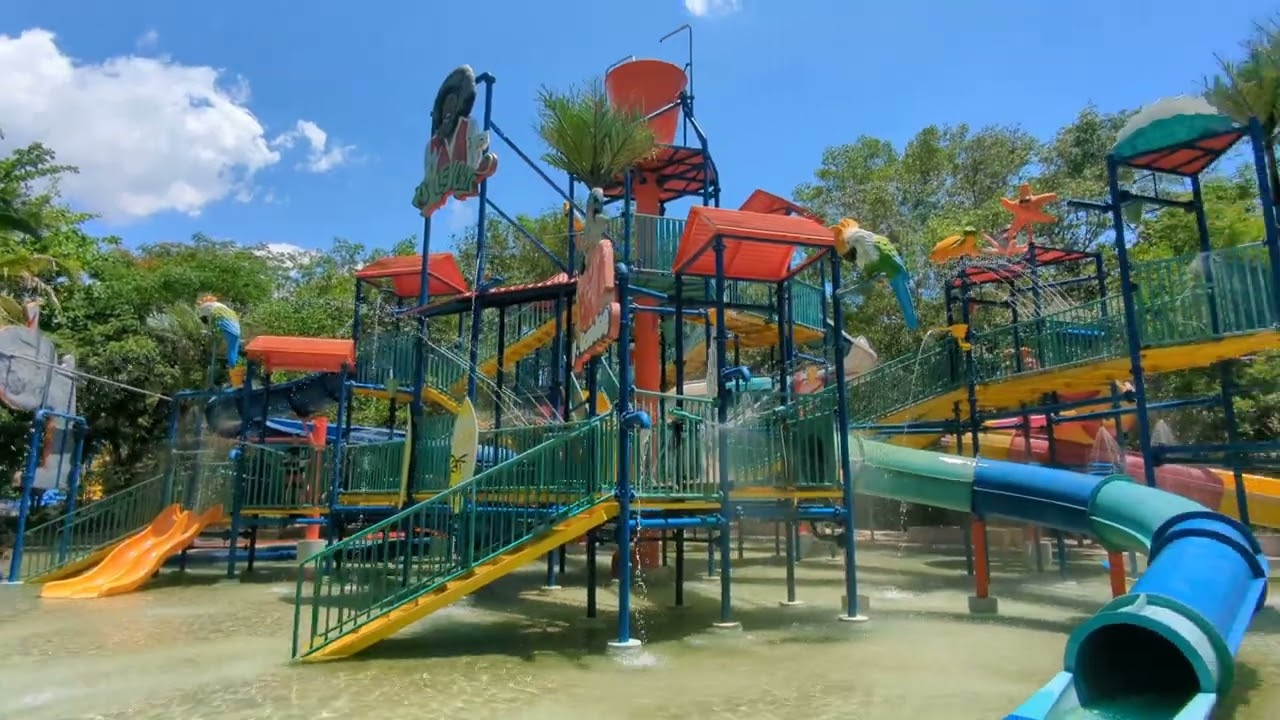 Massive Play Structure at Escape Penang Water Park