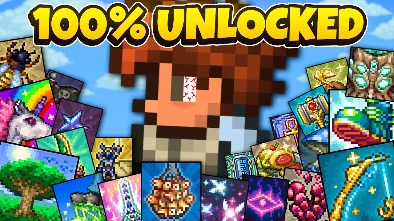 I Unlocked EVERY Terraria Achievement... It Was BRUTAL