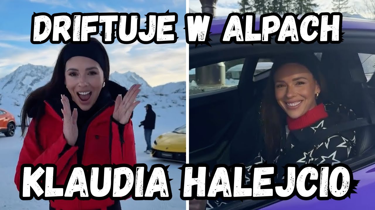 KLAUDIA HALEJCIO UCZY SIĘ DRIFTOWAĆ LAMBORGHINI ‼️ POKAZUJE PREZENTY Z WYJAZDU DLA WIDZÓW ‼️