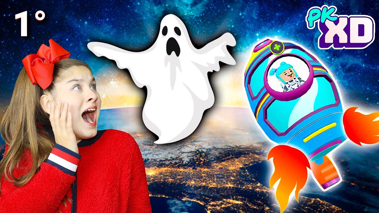 FANTASMINHA 1 - TEM UM FANTASMA NA MINHA MANSÃO CASA FOGUETE DO PK XD 😱 Mileninha