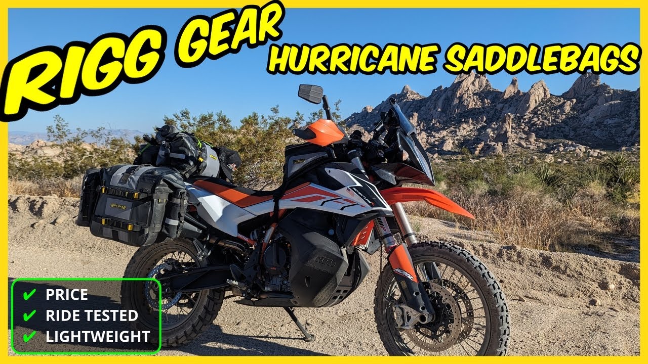 ✅ NELSON RIGG HURRICANE SADDLEBAGS| BEST BUDGET PANNIER BAGS FOR MOTORCYCLE CAMPING