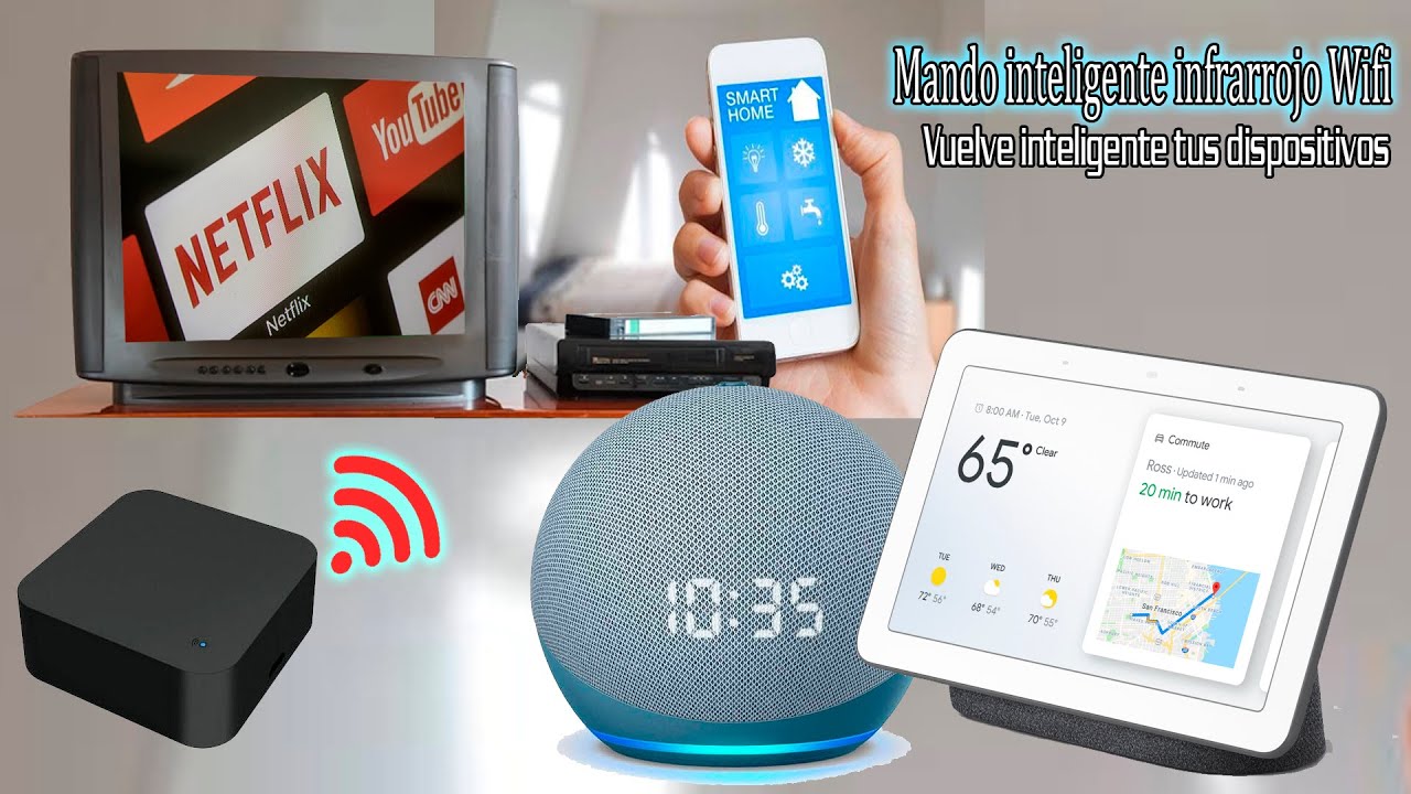 Mando inteligente infrarrojo Wifi Alexa Google Home | Vuelve inteligente tus dispositivos Lloyd´s